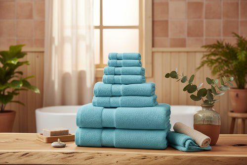 100% Organic Cotton Bath Towel Set (8-Piece)